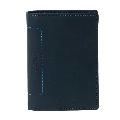 Lavor Δερμάτινο Ανδρικό Πορτοφόλι Μπλε 1-6057